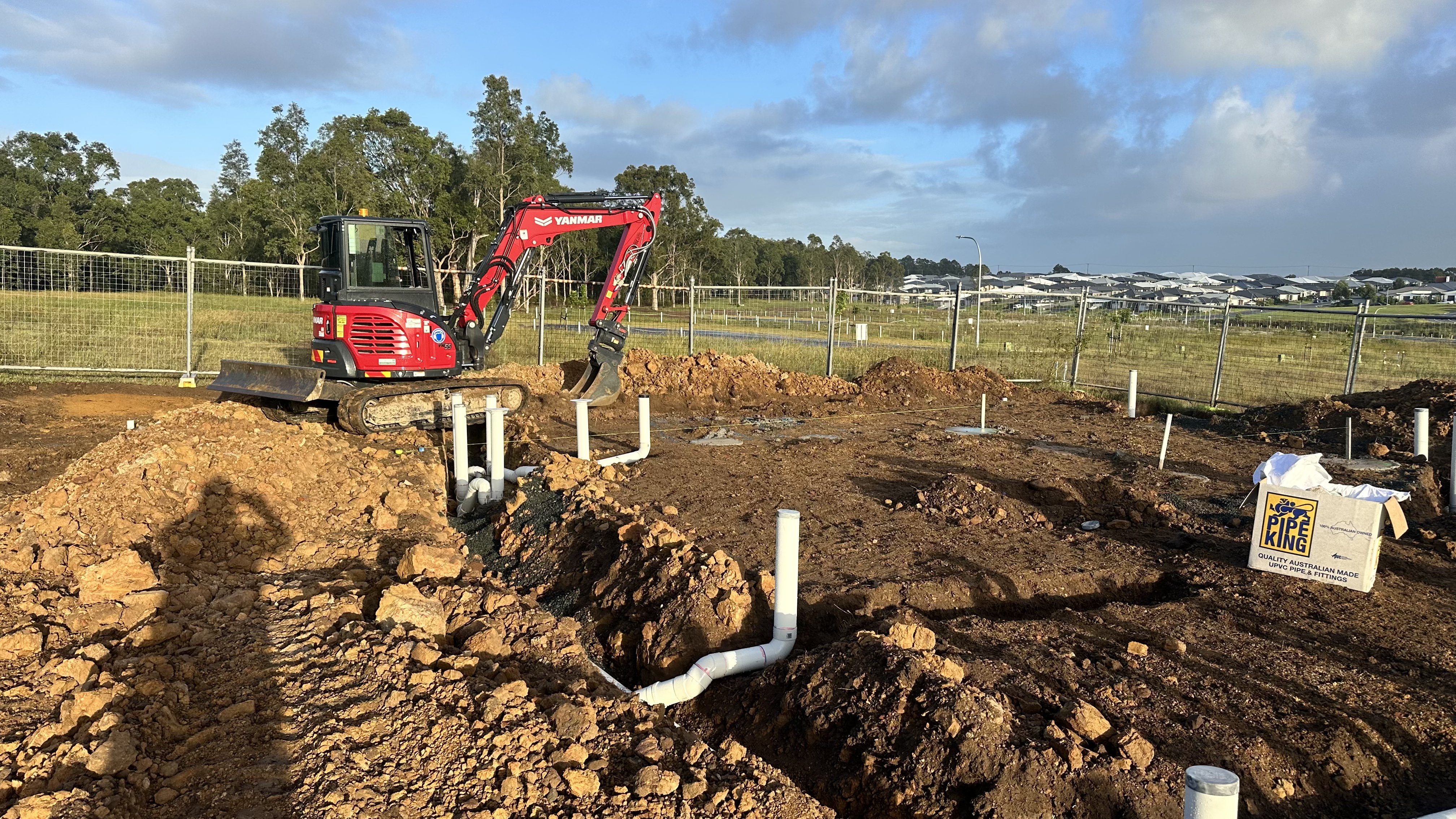 Excavation and drainage